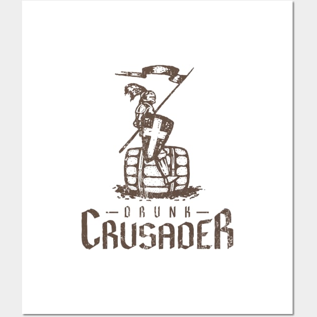 Drunk Crusader Wall Art by JanzDesign